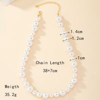 Lady Simple Style Solid Color Beaded Beaded Women's Necklace main image 10