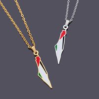 Artistic Streetwear Colorful Alloy Enamel Gold Plated Women's Pendant Necklace main image 8