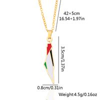 Artistic Streetwear Colorful Alloy Enamel Gold Plated Women's Pendant Necklace main image 6