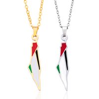 Artistic Streetwear Colorful Alloy Enamel Gold Plated Women's Pendant Necklace main image 4