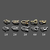 1 Piece Nose Rings & Studs Simple Style Classic Style Heart Shape Copper Plating Gold Plated Nose Rings & Studs main image 5