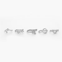 1 Piece Nose Rings & Studs Simple Style Classic Style Heart Shape Copper Plating Gold Plated Nose Rings & Studs main image 3