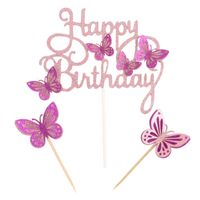 Birthday Butterfly Paper Party Cake Decorating Supplies sku image 13