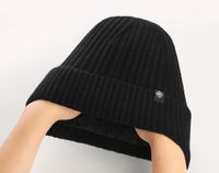 Men's Basic Simple Style Solid Color Eaveless Wool Cap main image 3