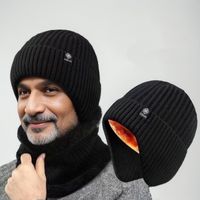 Men's Basic Simple Style Solid Color Eaveless Wool Cap main image 5