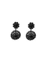 1 Pair Glam Shiny Snowflake Plating Inlay Alloy Rhinestones Drop Earrings main image 3