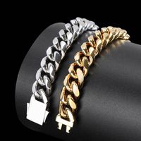 Hip-hop Geometric Stainless Steel Plating Men's Bracelets main image 3