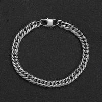 Hip-hop Geometric Stainless Steel Plating Unisex Bracelets sku image 1