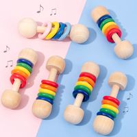 Children's Eight-tone Percussion Piano Threading Clock Rainbow Tower Baby Educational Toys Wholesale sku image 19