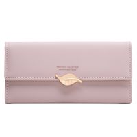 Women's Solid Color Pu Leather Zipper Wallets sku image 27