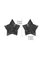 1 Pair Elegant Luxurious Geometric Inlay Alloy Rhinestones Drop Earrings sku image 4