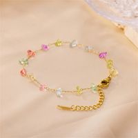 Elegant Classic Style Colorful Stainless Steel Natural Stone Plating 18k Gold Plated Women's Bracelets main image 6