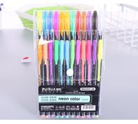 1 Set Solid Color Learning Plastic Preppy Style Fluorescent Pen sku image 2