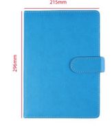 1 Piece Solid Color Learning Pu Leather Preppy Style Notebook sku image 2