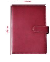 1 Piece Solid Color Learning Pu Leather Preppy Style Notebook sku image 5