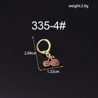Ear Cartilage Rings & Studs Geometric Copper Artificial Gemstones sku image 4