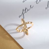 Women's Simple Style Solid Color Alloy Scarf Ring main image 3