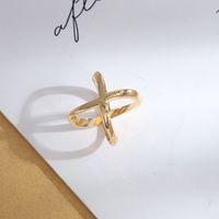 Women's Simple Style Solid Color Alloy Scarf Ring main image 5