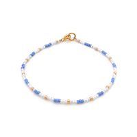 Ig Style Simple Style Round Seed Bead Copper Beaded Knitting Plating 18k Gold Plated Women's Bracelets sku image 10