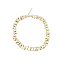 Einfacher Stil Runden Süßwasserperle Kupfer Perlen Überzug 18 Karat Vergoldet Halskette main image 6