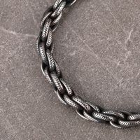 Hip-hop Punk Geometric Stainless Steel Men's Bracelets main image 4