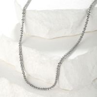 304 Stainless Steel Simple Style Shiny Polishing Plating Solid Color Necklace main image 7