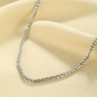 304 Stainless Steel Simple Style Shiny Polishing Plating Solid Color Necklace main image 4