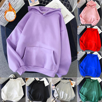Women's Hoodie Long Sleeve Hoodies & Sweatshirts Casual Solid Color main image 1