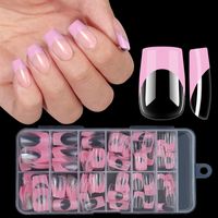 Simple Style Solid Color Plastic Nail Patches sku image 4