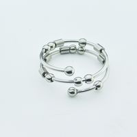 Simple Style Geometric Solid Color Stainless Steel Polishing Plating Open Rings main image 3