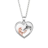 Vintage Style Heart Shape Stainless Steel Alloy Wholesale Pendant Necklace main image 2
