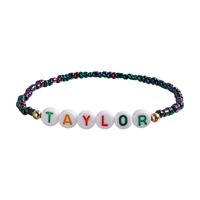 Simple Style Classic Style Letter Seed Bead Beaded Women's Bracelets sku image 6