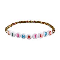 Simple Style Classic Style Letter Seed Bead Beaded Women's Bracelets sku image 11