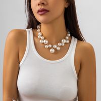 Simple Style Geometric Imitation Pearl Women's Necklace sku image 4