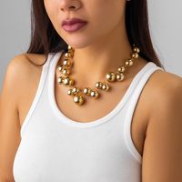 Simple Style Geometric Imitation Pearl Women's Necklace sku image 6