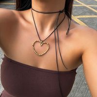 Vintage Style Heart Shape Alloy Wholesale Pendant Necklace sku image 6