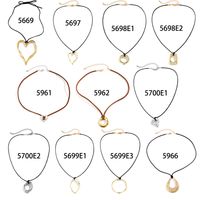 Vintage Style Heart Shape Alloy Wholesale Pendant Necklace main image 2