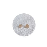1 Pair Cute Sweet Heart Shape Stoving Varnish Plating Inlay Sterling Silver Opal Ear Studs main image 4