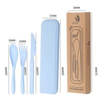 Casual Solid Color Wheat Straw Tableware 1 Set sku image 2