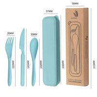 Casual Solid Color Wheat Straw Tableware 1 Set sku image 6