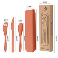 Casual Solid Color Wheat Straw Tableware 1 Set sku image 8