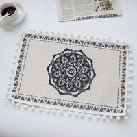 Nordic Style Flower Cotton Placemat main image 3