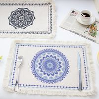 Nordic Style Flower Cotton Placemat main image 1