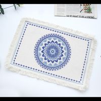 Nordic Style Flower Cotton Placemat main image 2