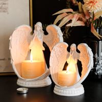 Christmas Vintage Style Simple Style Angel Resin Candlestick main image 1
