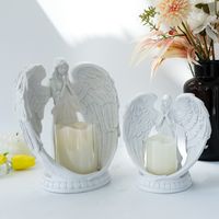 Christmas Vintage Style Simple Style Angel Resin Candlestick main image 2