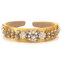 Simple Style Classic Style Flower Cloth Handmade Inlay Rhinestones Hair Band sku image 71