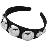 Simple Style Classic Style Color Block Plastic Cloth Handmade Hair Band main image 2