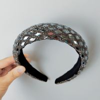 Simple Style Classic Style Color Block Alloy Inlay Rhinestones Hair Band sku image 2