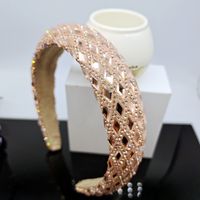 Simple Style Classic Style Color Block Alloy Inlay Rhinestones Hair Band sku image 3